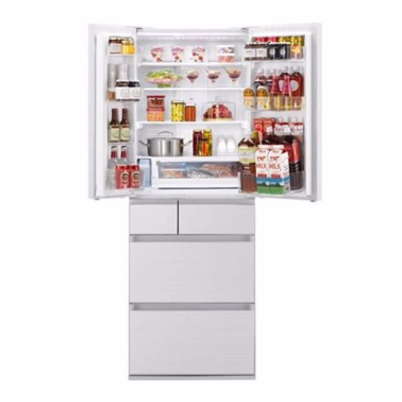ECONAVI 6-door Refrigerator (Albero White) - NR-F507HX/WA